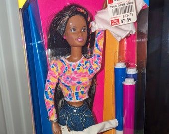 Barbie Tie Dye Christie Doll African American 1998 Mattel 20505 NRFB NEW NOS