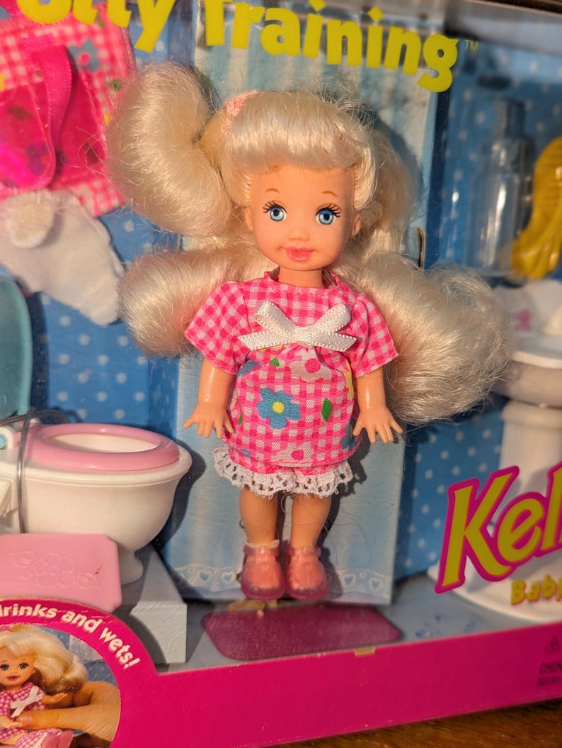 Barbie Kelly 1996 – Poupée Potty Training – Collection édition Limitée – NRFB (neuve En Boîte)