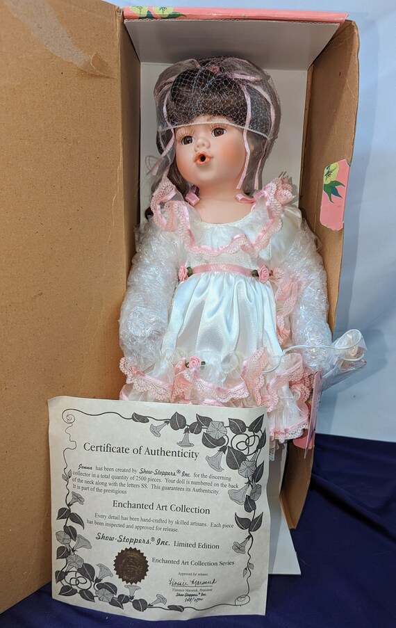 18 Jenna Show stoppers Porcelain Doll by Florence Maranuk Blow Out Your Birthday Candle W Coa 568 2500 1st Birthday Gift Etsy UK