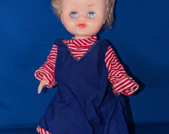 Colette Doll 10.5" blonde hair, blue eyes - sleeps and drinks