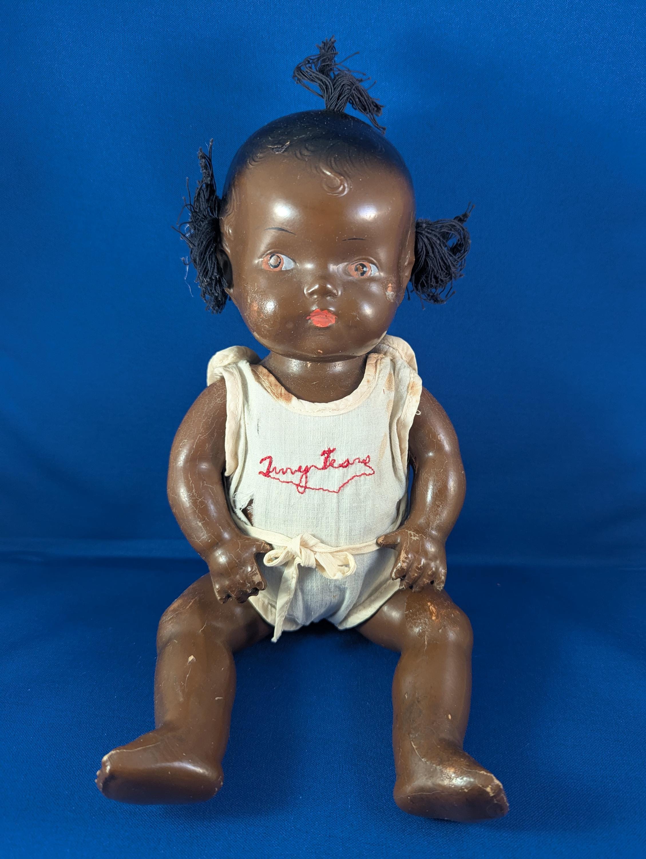 Antique Gem Composition Doll - Etsy Antique Gem Composition Doll - Etsy