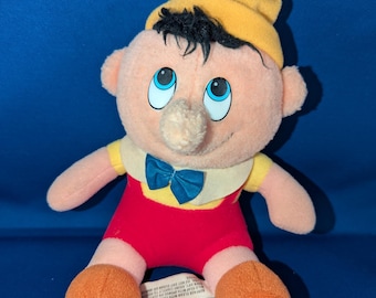 Vintage Pinocchio Walt Disney Classic Plush 8" doll toy 1970's?
