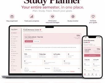 App per la pianificazione degli studi universitari / Calcolatore dei voti, Monitoraggio dei compiti (Download digitale)