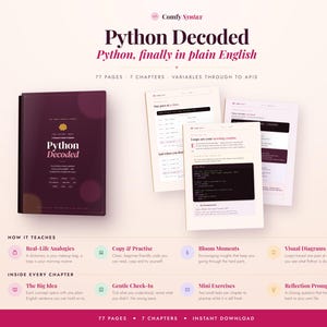 Python Decoded Begleithandbuch | Grundlagen für Anfänger erklärt (PDF-Download)