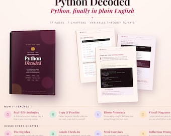 Python Decoded Companion Guide | Beginner Concepts Explained (PDF Download)