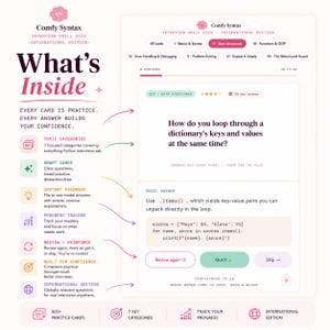 Python Interview Success Bundle | Career Dashboard, Interview Prep Guide PDF, Interactive Drill Deck (Digital Download) imagen 3