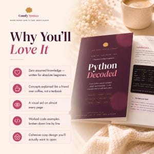 Python Decoded Beginner Guide | Learn Programming Workbook (Printable PDF) image 2