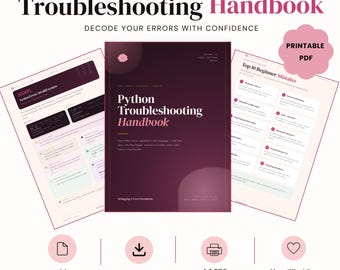 Manuale di risoluzione dei problemi di Python / Spiegazione degli errori comuni (PDF)