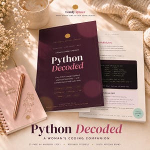 Python Decoded Beginner Guide | Learn Programming Workbook (Printable PDF) image 1