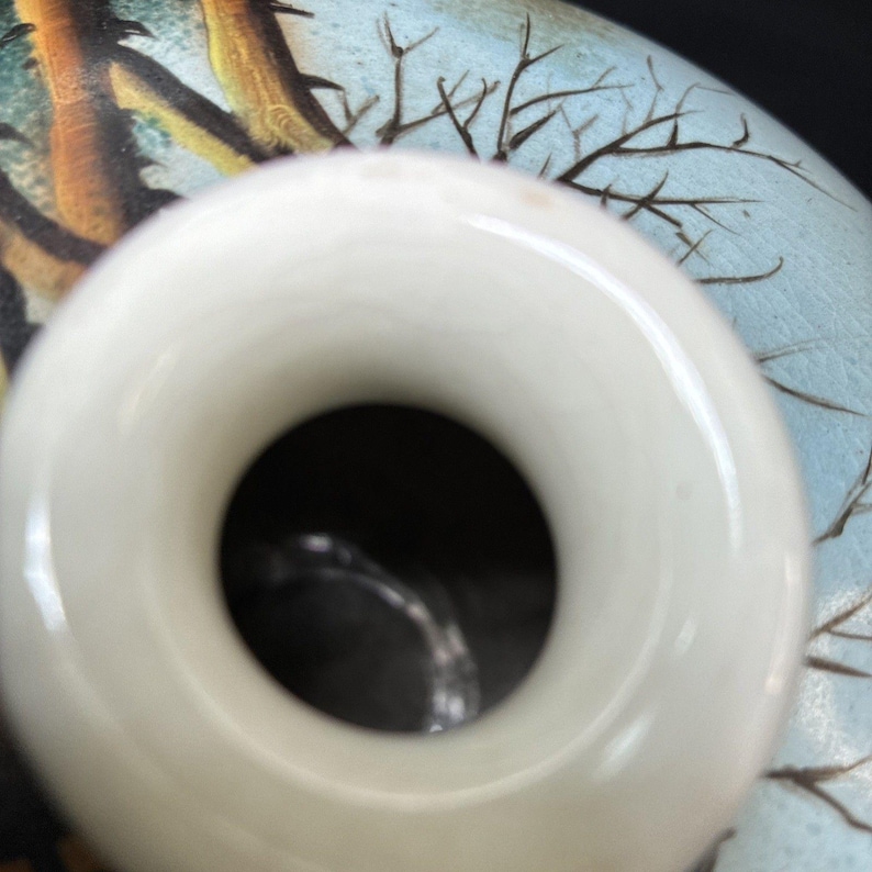 Antique Royal Nippon Japanese Nishiki Hand Painted Round Vase Numbered 156/963 image 11