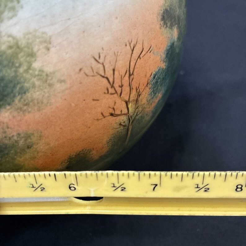 Antique Royal Nippon Japanese Nishiki Hand Painted Round Vase Numbered 156/963 image 5