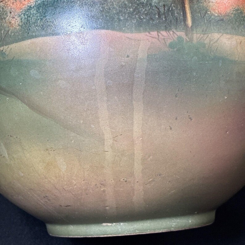 Antique Royal Nippon Japanese Nishiki Hand Painted Round Vase Numbered 156/963 image 13