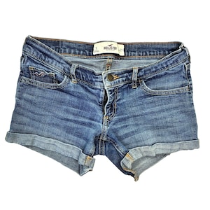 Y2k Low Rise Jean Shorts - Etsy