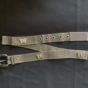 Vintage Metal Mesh Belt - Etsy display picture 3