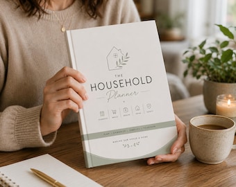 Household Planner Printable PDF: Home Management Binder, Family Organizer (Digital Download)