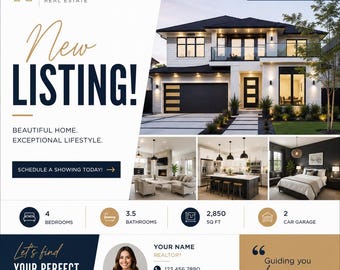 Realtor social media template