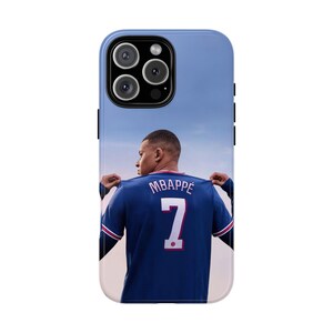 Capa para celular Kylian Mbappé, do Real Madrid, para iPhone 17 Pro, 16, 15, 14, 13, 12, Samsung S25, S24, S23, S22, A16, A26, Pixel 9, 8, 7. 3