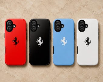 Ferrari telefoonhoesje Scuderia Ferrari Cover voor iPhone 17Pro, 16, 15, 14, 13, 12 Samsung S25, S24, S23, S22, A16, A26, Pixel 10, 9Pro, 8, 7