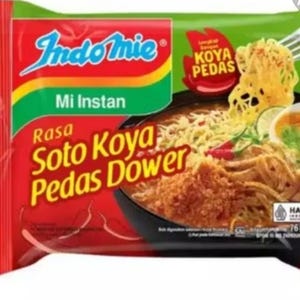 Indomie Mi Goreng Instant Nudlar – Soto Koya Pedas Dower (40-pack, vegetariskt, halal)