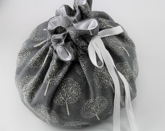Lotus Birth Placenta Bag Grey Money Tree Cotton Lined Limited Edition