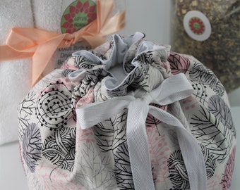 Organic Lotus Birth Kit Pink and Grey Trees
