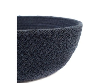 Black Jute Bowl Basket