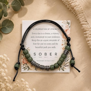 Sober bracelet in Morse code