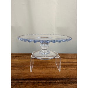 306 キャンドルウィック　ケーキスタンド Imperial glass candlewick cake stand - Etsy 日本