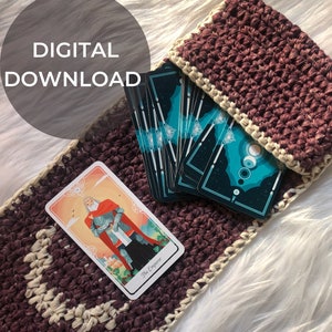 Tarot Pouch Crochet Pattern. Beginner Crochet Easy Pattern