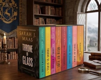 Throne of Glass Complete Paperback Box Set | Sarah J. Maas Fantasy Series Collection