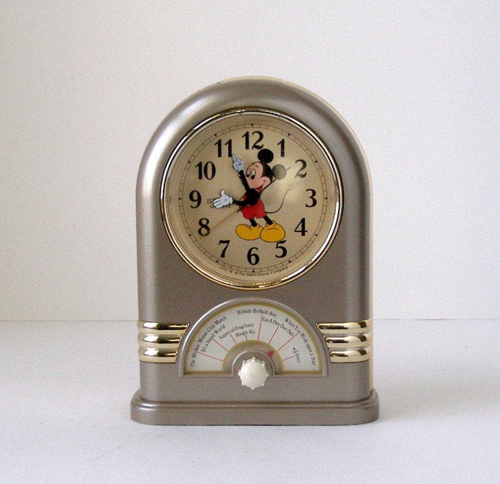 Vintage Seiko Mickey Mouse Musical Alarm Clock Plays 7 Disney - Etsy
