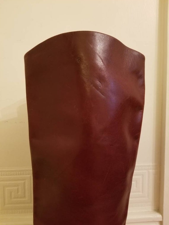 ETIENNE AIGNER BOOTS / 70's Vintage Brown Leather… - image 10