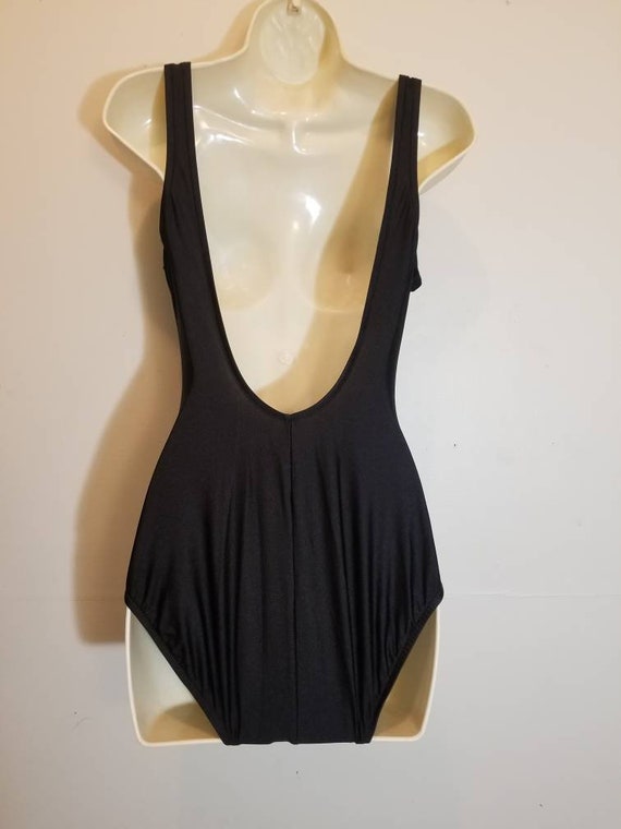 JANTZEN JEWELED SWIMSUIT 80s Classics Jantzen Bla… - image 7