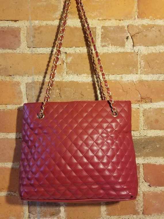 QUILTED LEATHER PURSE // Vintage Jennifer Moore R… - image 3