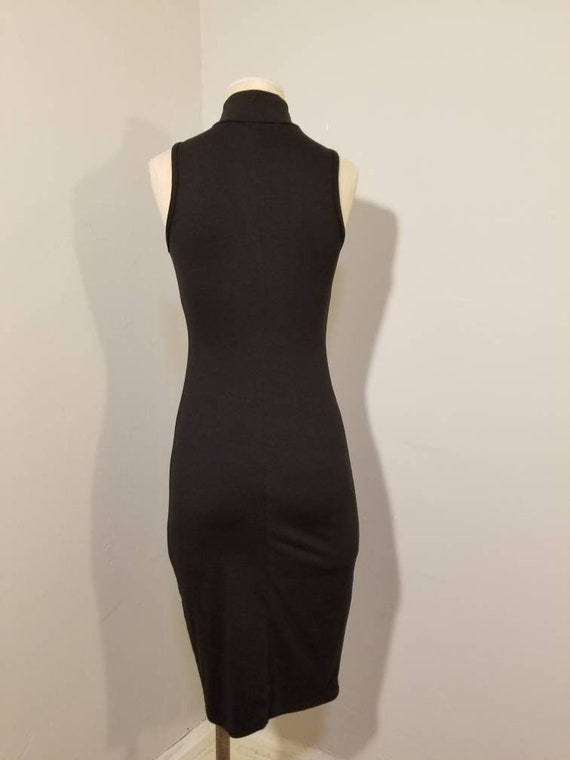 LITTLE BLACK DRESS // Vintage Sexy Y2K Black Body… - image 9
