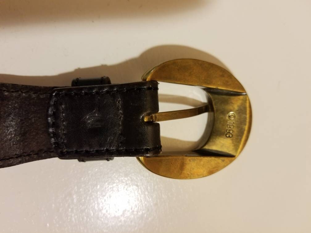 VINTAGE BROWN LEATHER BELT BOHO FESTIVAL BRAIDED GOLD MEDALLIONS 90S WESTERN VTG Abercrombie & Fitch Womens Belt Size Medium Brown Braided  main image 3