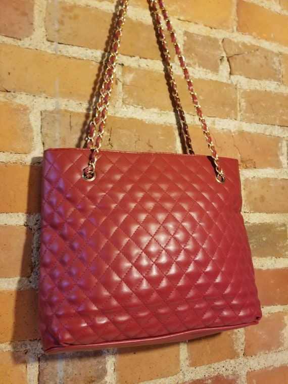 QUILTED LEATHER PURSE // Vintage Jennifer Moore R… - image 2