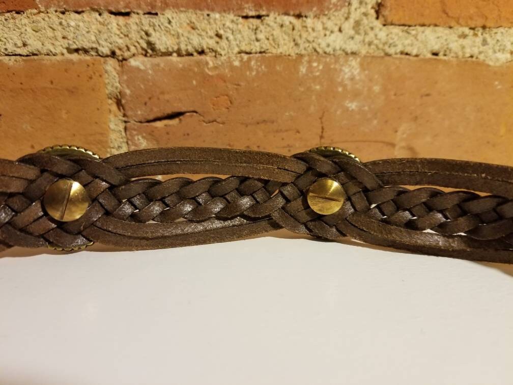 BOHEMIAN LEATHER BELT // 90 display picture 3