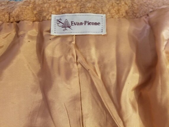 EVAN PICONE BLAZER // 70's Brown Knit Teddy Bear … - image 9