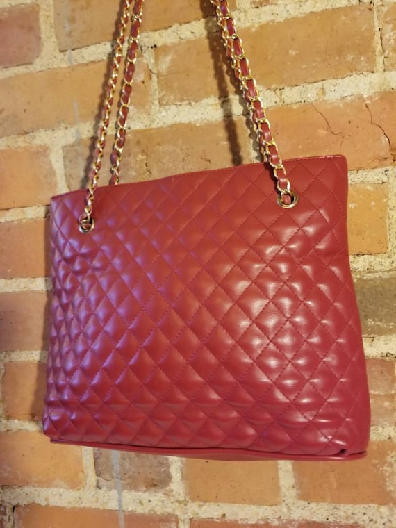 QUILTED LEATHER PURSE // Vintage Jennifer Moore R… - image 4