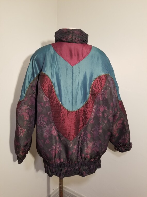 G4000 VINTAGE JACKET // 90's Funky Patchwork Pleated Floral G4000 VINTAGE JACKET // 90's Funky Patchwork Pleated Floral