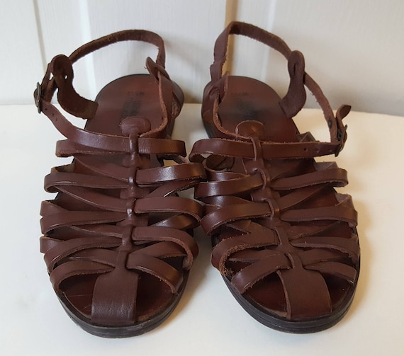 leather sandals from the 90s