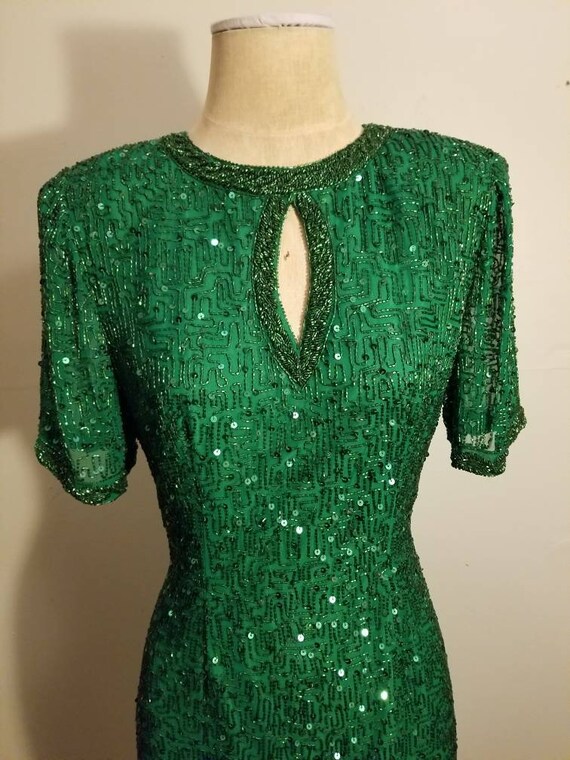 Neiman Marcus Emerald Green Dress Womens Clothing Ball Gowns Neiman Marcus  Dresses Evening Green