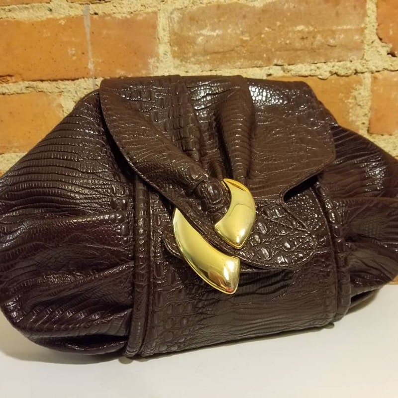 Chocolate Tebea Clutch main image 1