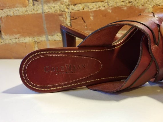 COLE HAAN HEELS // Vintage Oxblood Red Leather Wo… - image 6