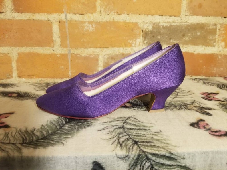 ROYAL PURPLE HEELS 80er Jahre Farbbild Deep Purple Pumps Etsy Österreich