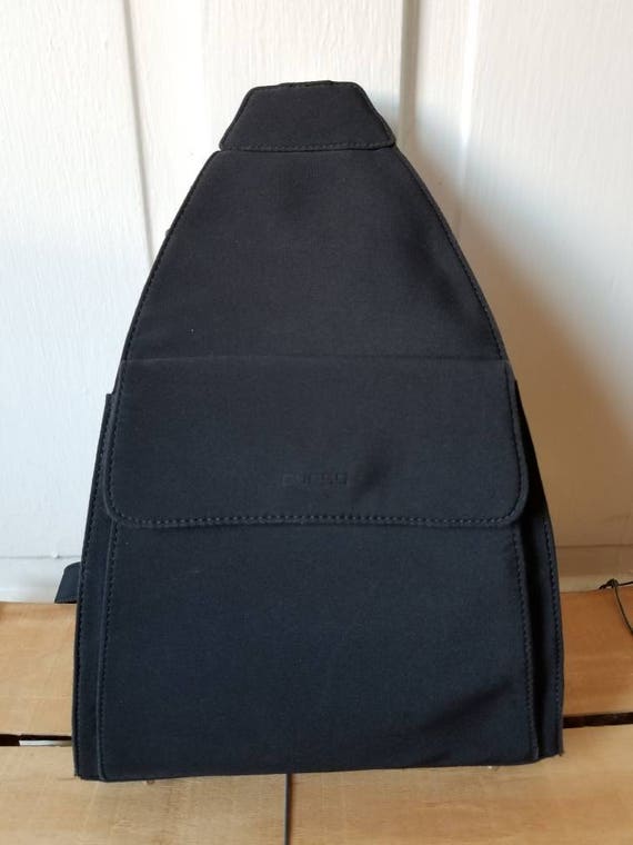 black guess backpack purse