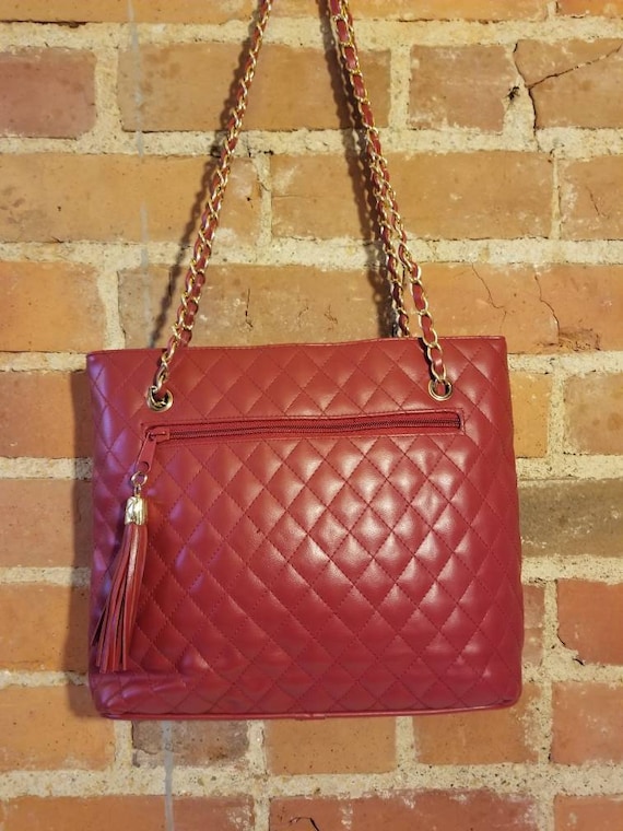 QUILTED LEATHER PURSE // Vintage Jennifer Moore R… - image 5