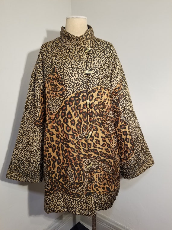 Plus size shop cheetah jacket