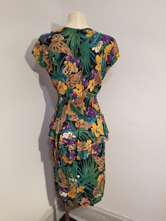 Robe fleur tropical hotsell